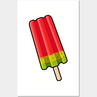 Watermelon Ice Lolly Fun Design Posters and Art